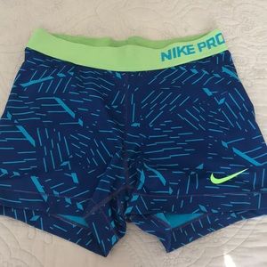 Nike pro compression shorts